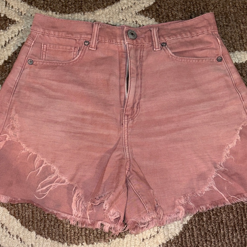 American Eagle Outfitters Dusty Pink Jean Shorts